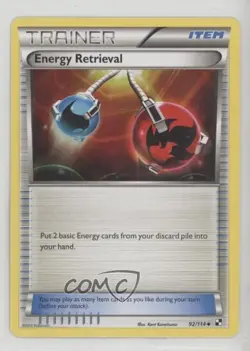 Energy Retrieval Pokemon Black & White Base Set #92 - Image 1