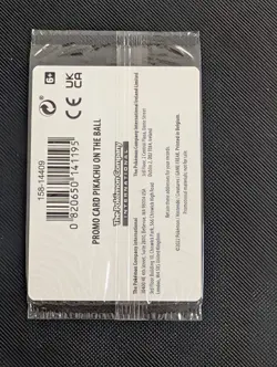 The Pokemon Company 2020 Promo Pikachu on the Ball Holo 001/005 English SEALED - Image 2
