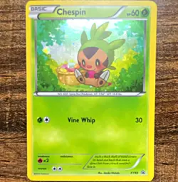 The Pokemon Company Chespin XY88 XY Holo Promo Basic 60 HP English TCG - Image 1