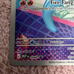 The Pokemon Company Litten Holo Promo MEP 044 English 2026 70 HP Basic - Image 2
