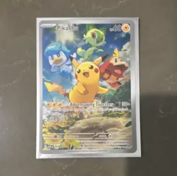 The Pokemon Company Pikachu 027 SV Promo Holo English 60 HP Adventuring Together - Image 1