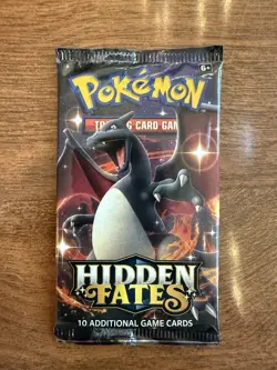 Pokemon TCG Sun And Moon Hidden Fates Charizard Art Booster Pack - Image 1