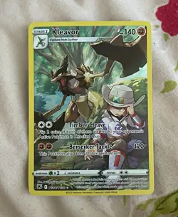 Pokemon TCG SWSH10 Astral Radiance TG Kleavor TG08/TG30 Ultra Rare Full Art Holo - Image 1