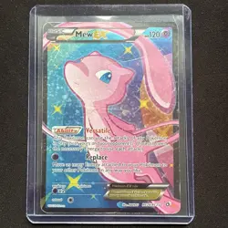 Pokemon Mew EX Ultra Rare Full Art Holo RC24/RC25 Legendary Treasures 120 HP - Image 1