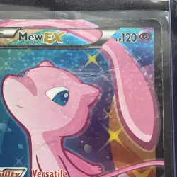 Pokemon Mew EX Ultra Rare Full Art Holo RC24/RC25 Legendary Treasures 120 HP - Image 3