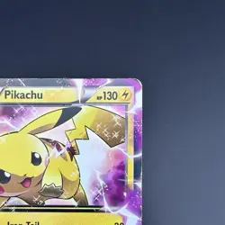 Pokemon Card TCG Pikachu EX XY84 Holo Black Star Promo 2015 - HP / DMG - Image 5