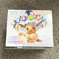 Pokemon TCG Scarlet & Violet Prismatic Evolutions Elite Trainer Box Eevee 2025 - Image 1
