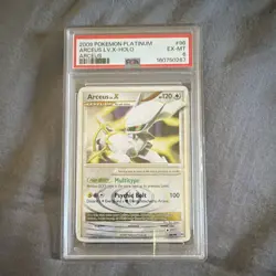 PSA 6 Arceus LV.X 96/99 Holo Ultra Rare 2009 Pokemon TCG Arceus Set - Image 1