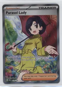 Parasol Lady Ultra Rare Pokemon Scarlet & Violet Paradox Rift (PAREN) #238 - Image 1