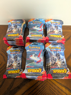 Pokemon TCG Scarlet & Violet Surging Sparks Sleeved Booster Pack Lot 51 Packs - Image 1