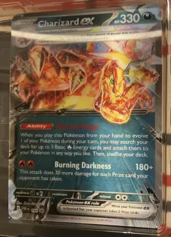 Pokemon TCG: Charizard EX Jumbo Lenticular Card SVP196 - NM - UK - Image 1