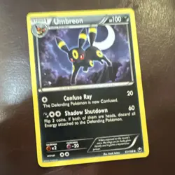 Pokemon TCG Umbreon 61/90 Rare HS—Undaunted Regular 100 HP Stage 1 English - Image 1