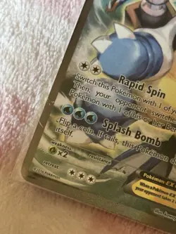 The Pokemon Company Blastoise EX XY122 XY Black Star Promos Holo EN 2016 - Image 3