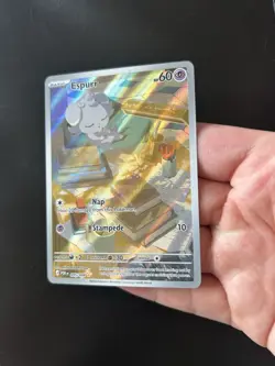 Espurr 095/088 Perfect Order Illustration Rare Pokemon Card NM - Image 4