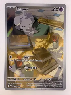Espurr - 095/088 - Illustration Rare - Perfect Order - Pokemon Card - NM/M - Image 1