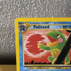 Politoed 27/75 Rare – Neo Discovery 2001 WOTC Pokemon TCG Card LP Non Holo - Image 2