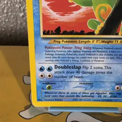 Politoed 27/75 Rare – Neo Discovery 2001 WOTC Pokemon TCG Card LP Non Holo - Image 4