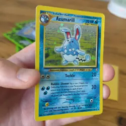 Pokemon TCG Azumarill 2/111 Neo Genesis Holo Rare - MP - Image 1