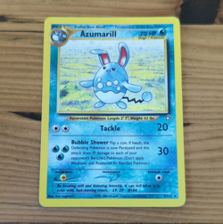 Pokemon TCG Azumarill 2/111 Neo Genesis Holo Rare - MP - Image 2