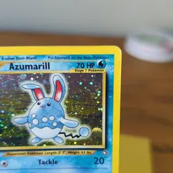 Pokemon TCG Azumarill 2/111 Neo Genesis Holo Rare - MP - Image 3