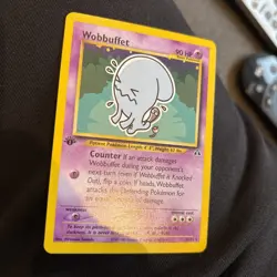 Pokemon Card Wobbuffet 35/75 1st Edition Non Holo Rare Neo Discovery WOTC NM - Image 4