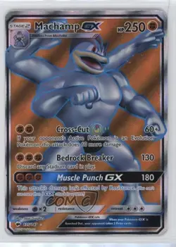 Full Art - Machamp GX Pokemon Sun & Moon Burning Shadows #135 - Image 1