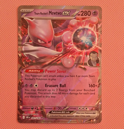 The Pokemon Company Pokemon TCG Team Rocket's Mewtwo ex 081/182 Double Rare Holo - Image 1