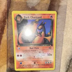 Pokemon TCG WotC Dark Charizard 21/82 Team Rocket 1st Edition Holo Rare - Image 1