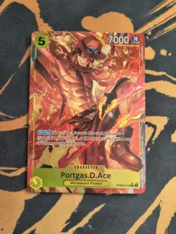 One Piece Card Game, PRB02-018 Portgas D. Ace Alternate Art, English NM/M - Image 1