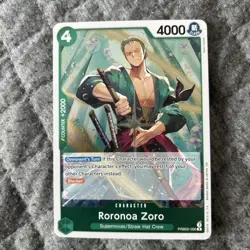 PRB02-006 Roronoa Zoro English R One Piece TCG Card Game - Image 1