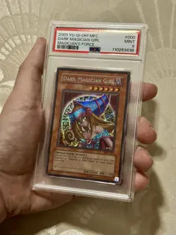 💎💎YuGiOh Dark Magician Girl MFC-000 Magician's Force PSA MINT 9 💎💎 - Image 1