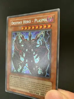 YUGIOH Destiny Hero - Plasma CT04-EN003 Secret Rare Limited Edition LP - Image 2