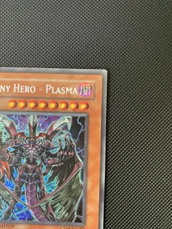 YUGIOH Destiny Hero - Plasma CT04-EN003 Secret Rare Limited Edition LP - Image 4