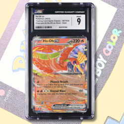 2023 Pokemon TCG Classic Set Charizard Deck Ho-Oh EX 007/034 CGC 9 - Image 1