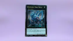 Yugioh Diamond Dire Wolf RA04-EN200 Quarter Century Secret Rare - Image 1