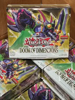 YuGiOh! Doom of Dimensions - Booster Box Factory Sealed 1st Edition - 24 Packs - Image 1