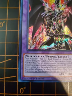 RED-EYES DARK DRAGOON MP22-EN264 Prismatic Secret Rare YuGiOh NM With Top Loader - Image 5