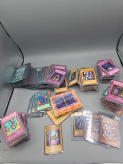 Huge Yugioh Lot Holographics And More Tons Of Cards Vintage Originals - Image 1