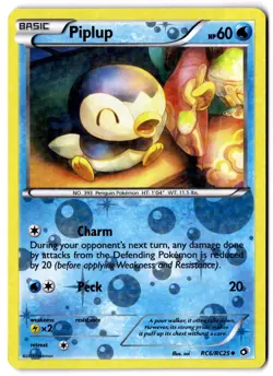 Piplup RC6/RC25 Holo Uncommon Legendary Treasures: Radiant Collection Pokemon LP - Image 1