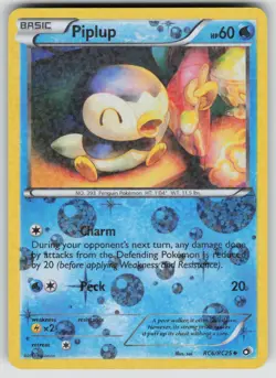Piplup RC6/RC25 Holo Uncommon Legendary Treasures: Radiant Collection Pokemon LP - Image 1