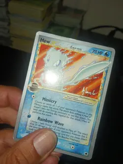 Pokemon ENGLISH Mew Gold Star World Championships 2008 Card 101/101 DAMAGED READ - Image 5