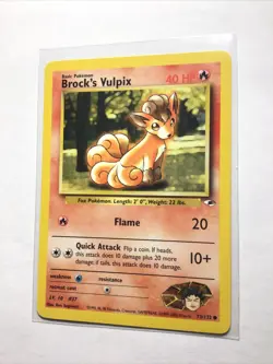 BROCK'S VULPIX - 73/132 - Gym Heroes - Pokemon Card - LP - Image 1