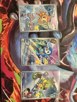 Pokemon TCG First Partner Promo Turtwig Chimchar Piplup MEP 040 041 042 - Image 2