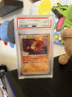 PSA 10 2015 POKEMON TCG JAPANESE XY-P XY PROMOS #144 GROUDON HOLO - Image 1