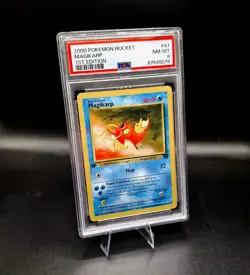 📈 PSA Graded 8 🥇 1st Edition Magikarp 2000 Team Rocket 47/82 Pokemon Card - Image 1