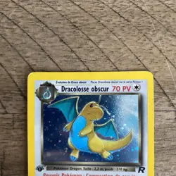 2000 Pokemon FRENCH 1st Edition Rocket Dracolosse obscur Holo 5/82 - Image 5