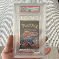 WOTC Pokemon TCG Team Rocket 2000 & Base Set 1999 Booster Packs PSA 10 (2) - Image 3