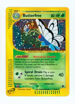 2002 Butterfree Pokemon Expedition Set #5 English Holo Pokemon TCG Card - Image 1