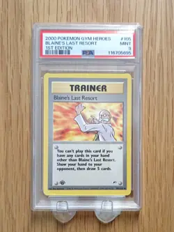 Pokemon Gym Heroes 2000 1st Edition PSA 9 Trainer Lot (3) Misty Lt. Surge - Image 2