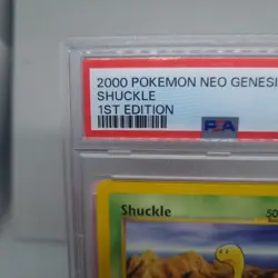 PSA 9 Pokemon TCG 1st edition Neo Genesis Shuckle 2000 72/111 Mint Grade English - Image 3